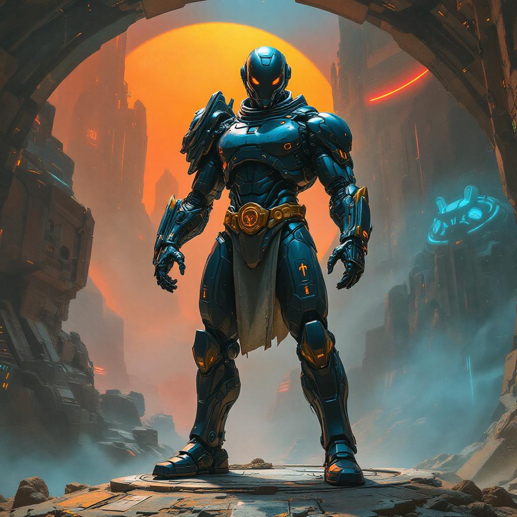 AI-generated fantasy character illustration